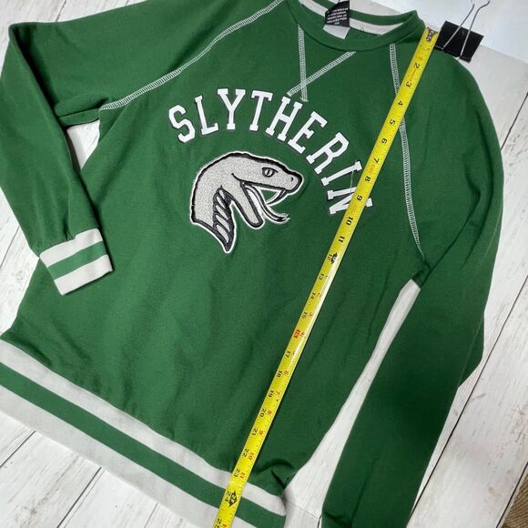 Harry Potter Wizarding World Green Slytherin Snake Sweatshirt S - Picture 4 of 10